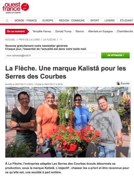 Ouest France 28 juillet 2017